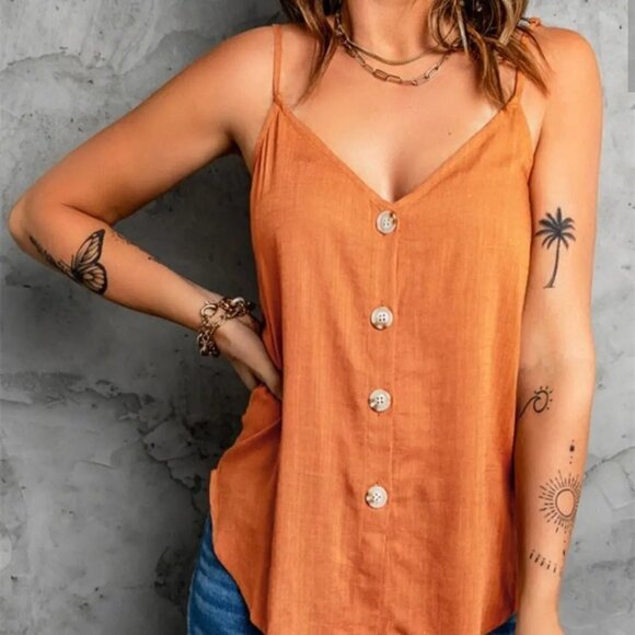 NWT Button Down Tank - Picture 1 of 3